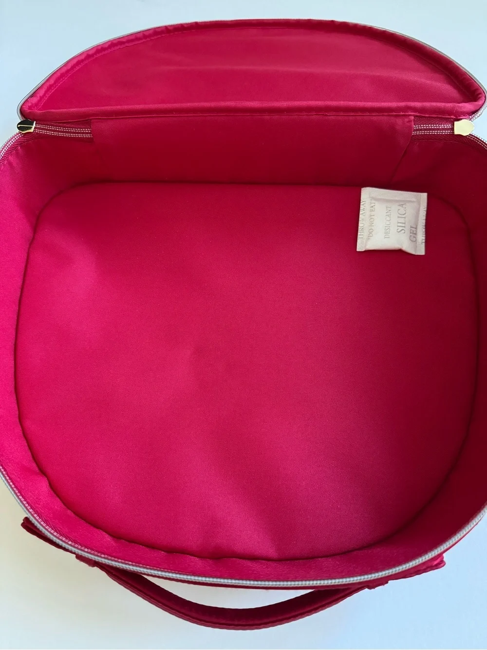 Women's Pink Polka Dot Neoprene Cosmetic Pouch